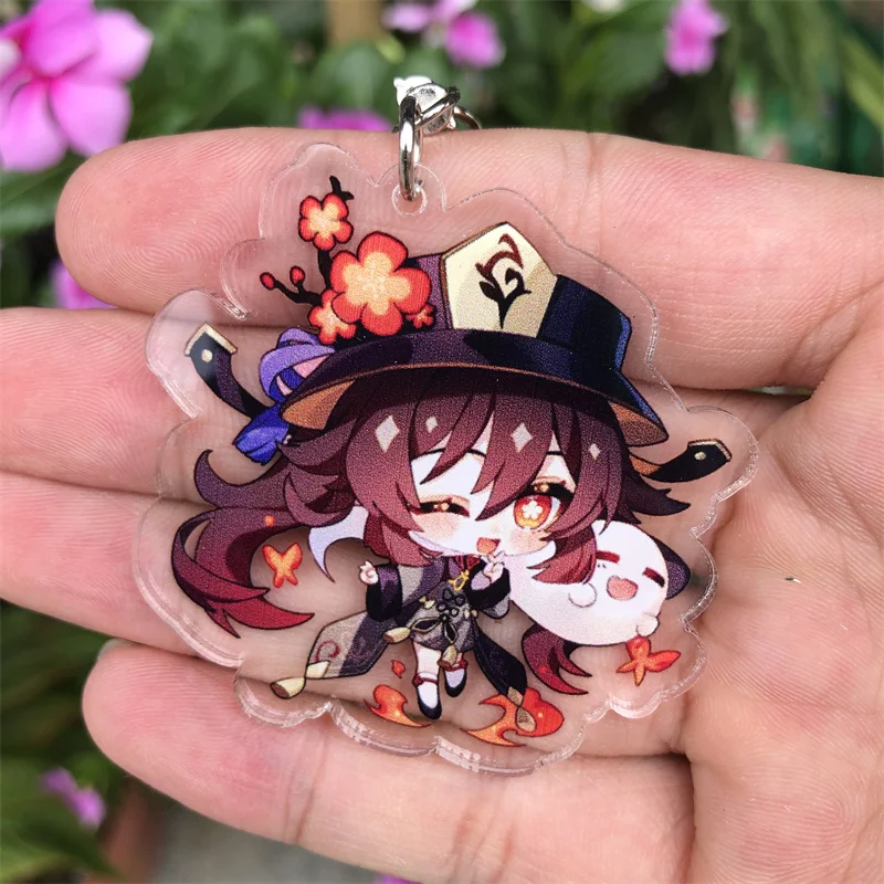 Anime Ornament Action Figures Toys Genshin Impact Kaedehara Kazuha Arataki Itto Albedo Xiao Keychain Figure Badge Anime Game Cosplay Accessories