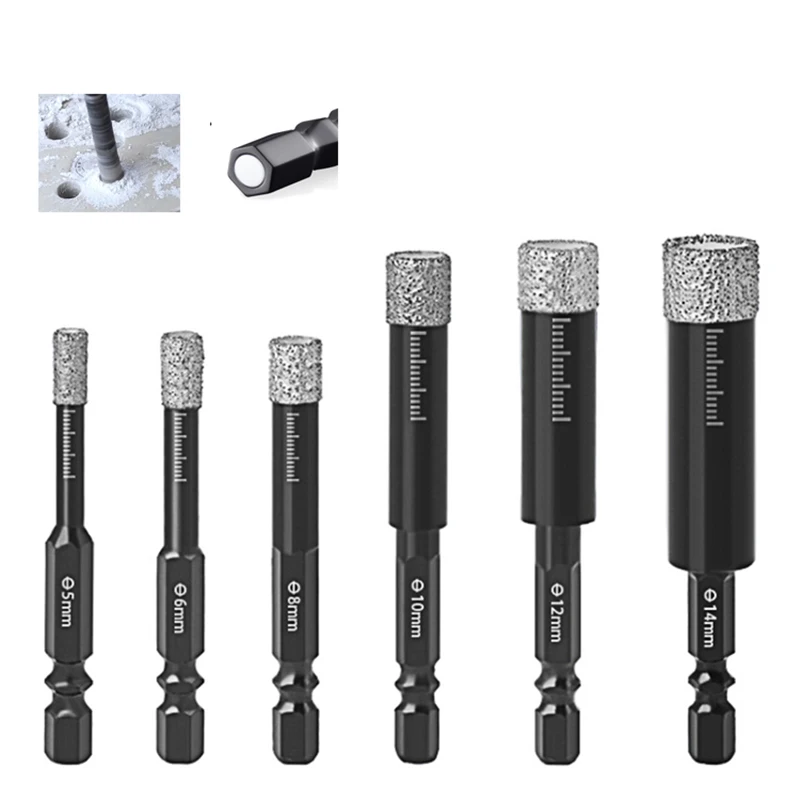 Diamond Drill Bit Tiles Marbles Diamond Ceramic Tile Drill 516mm