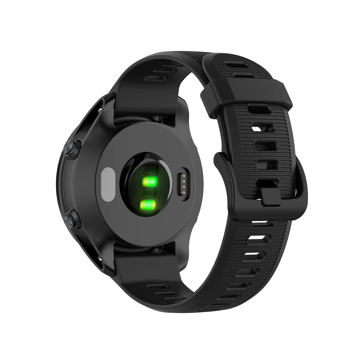 22mm Premium Silicone Watch Strap - Replacement Wristband in Classic Bracelet Design