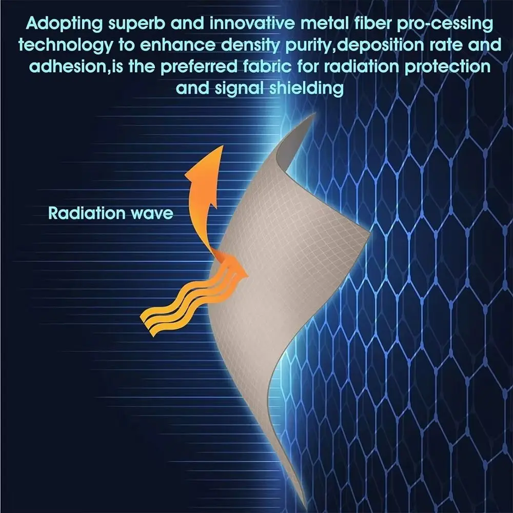 Enhanced Anti-Radiation RFID Shielding Fabric with Conductive Nickel Copper Fibers