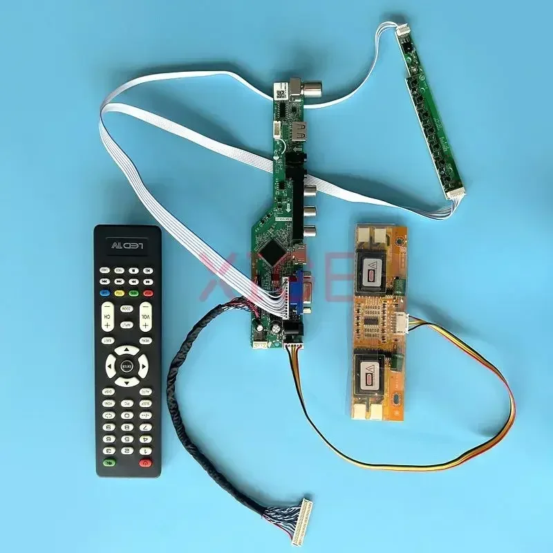 

Плата драйвера для M170EU01 M170EN04 M170EN05 M170EN06 1280*1024 IR + USB + AV + HDMI + VGA LCD Matrix 4CCFL комплект для самостоятельной сборки аналогового ТВ LVDS 30-Pin
