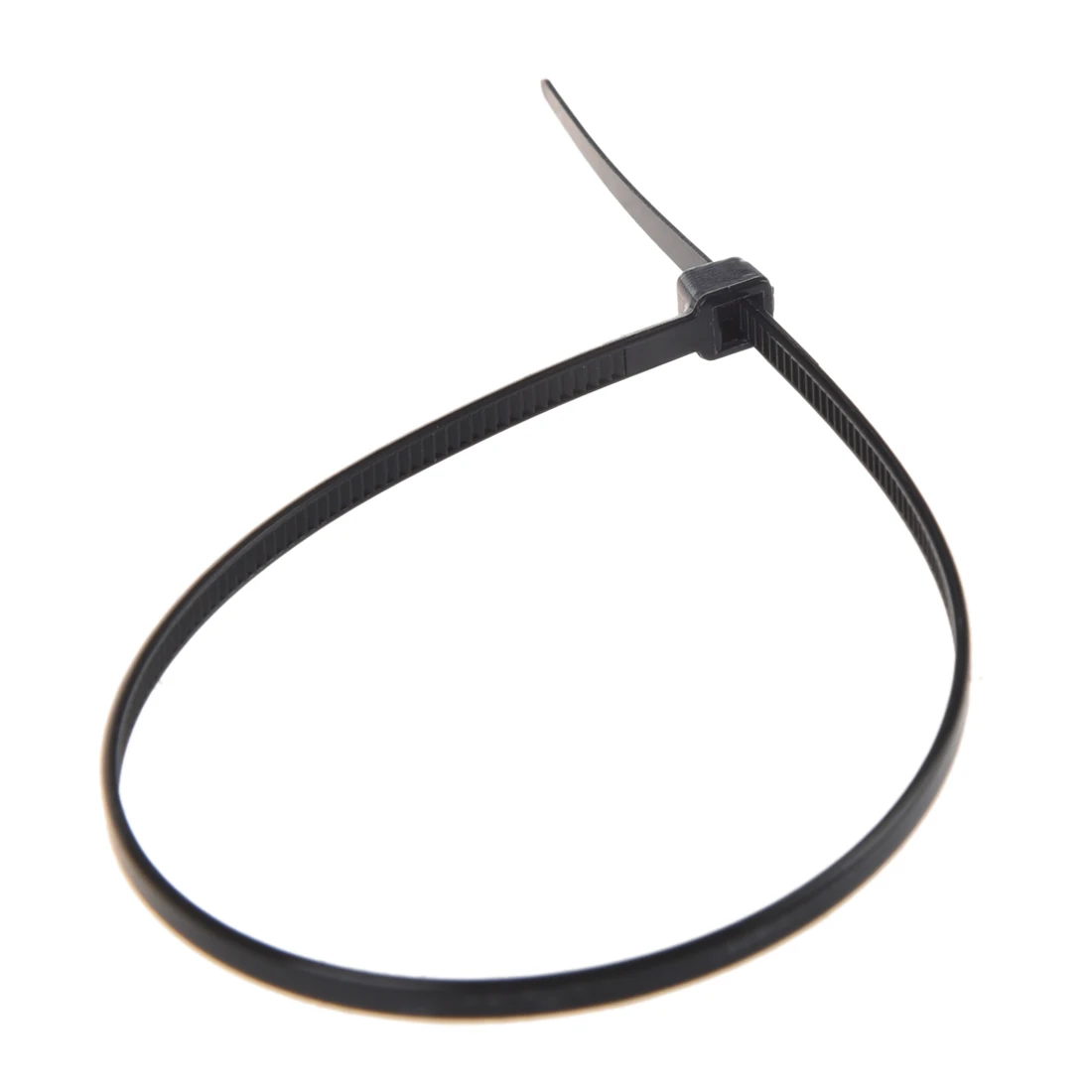SODIAL(R) 8" Plastic Cable Zip Ties 100-Pack (Black)