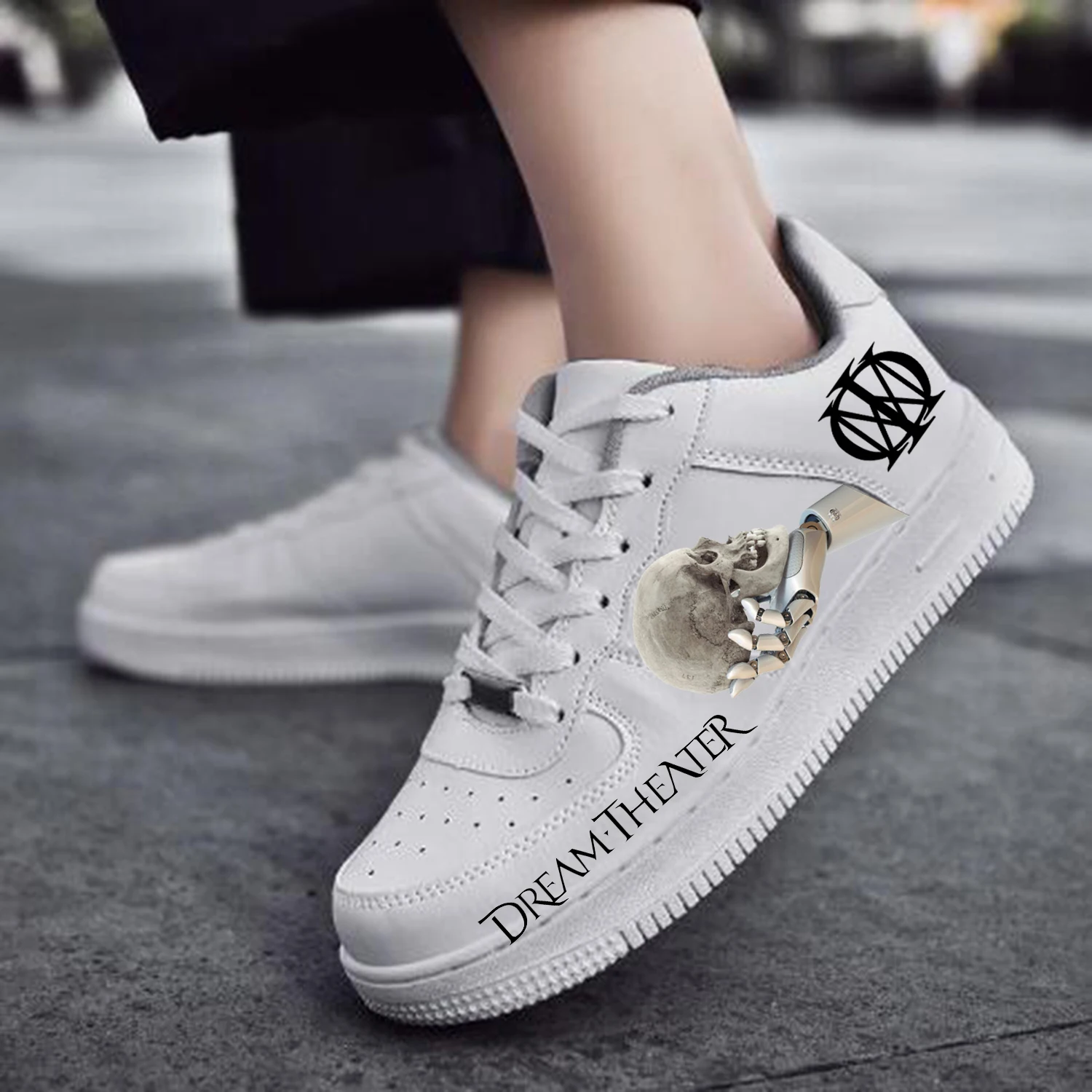 

Dream Theater AF Basketball Mens Womens Sports Running High Quality Flats Force Sneakers Lace Up Mesh Customized Made Shoe DIY