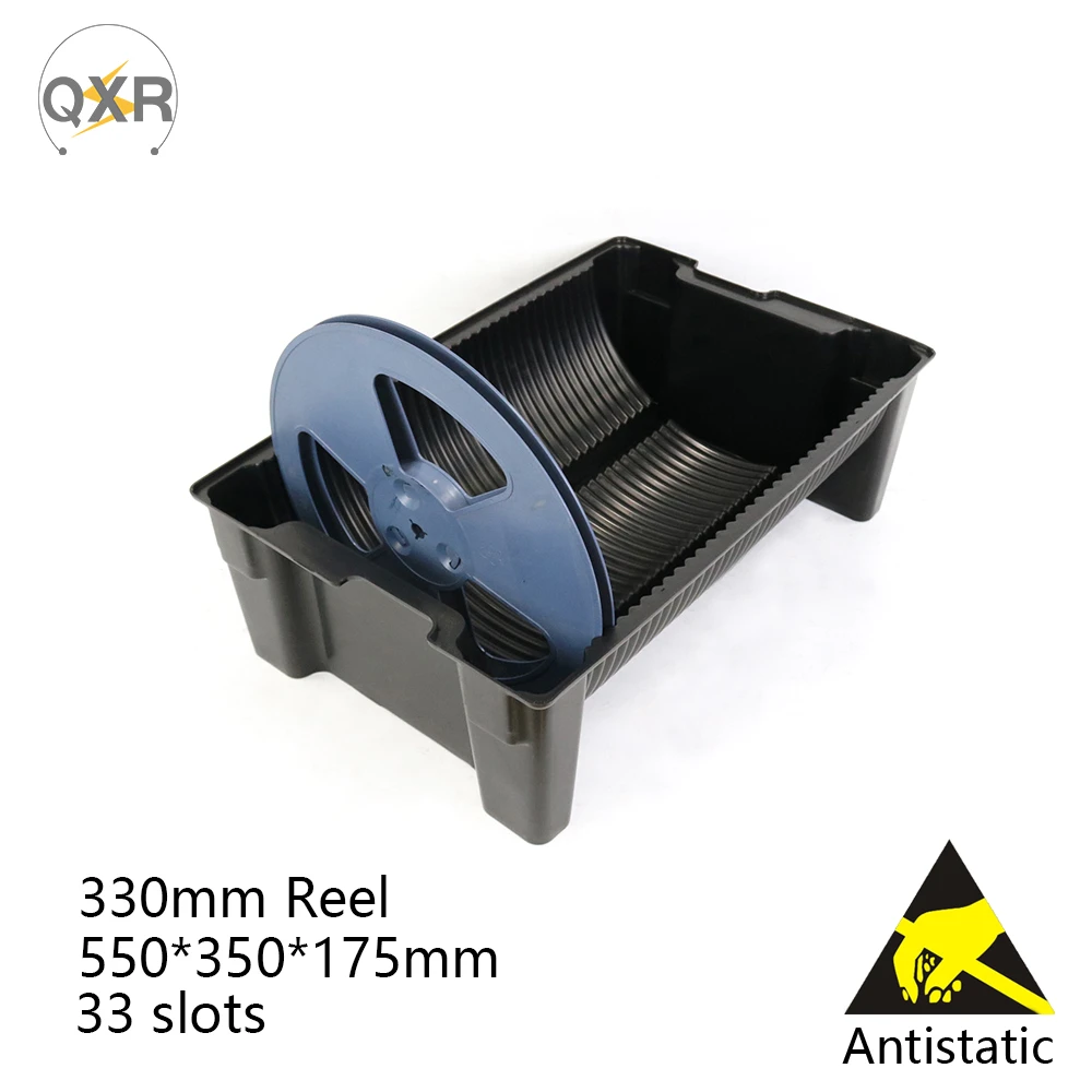 Qrt3 Esd Smt Smd Reel Storage Rack Tray For 330mm Disc 33 Slots