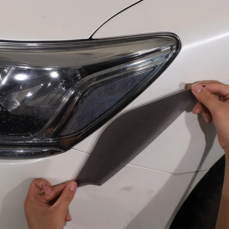 

For Nissan Pathfinder 2013-2018 PVC Black Car Rear Fog Lamp Film Sticker Car Exterior Protection Accessories