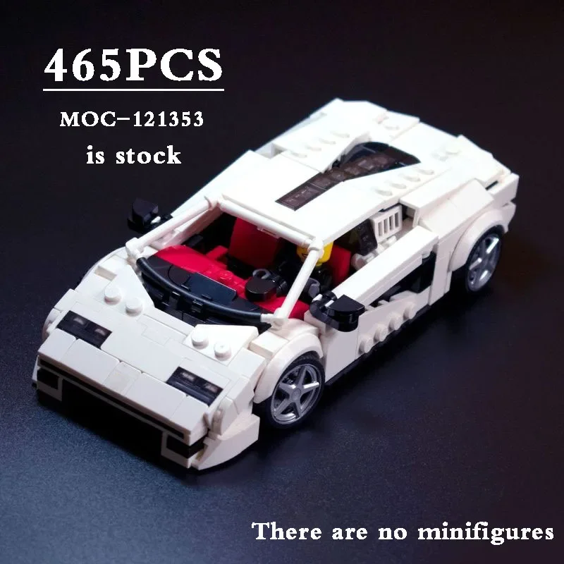 

New MOC-121353 Speed Champion - LPi 800-4 Sports Car Racing Car Toy Building Block Model 465PCS Birthday Gift DIY Christmas Gift