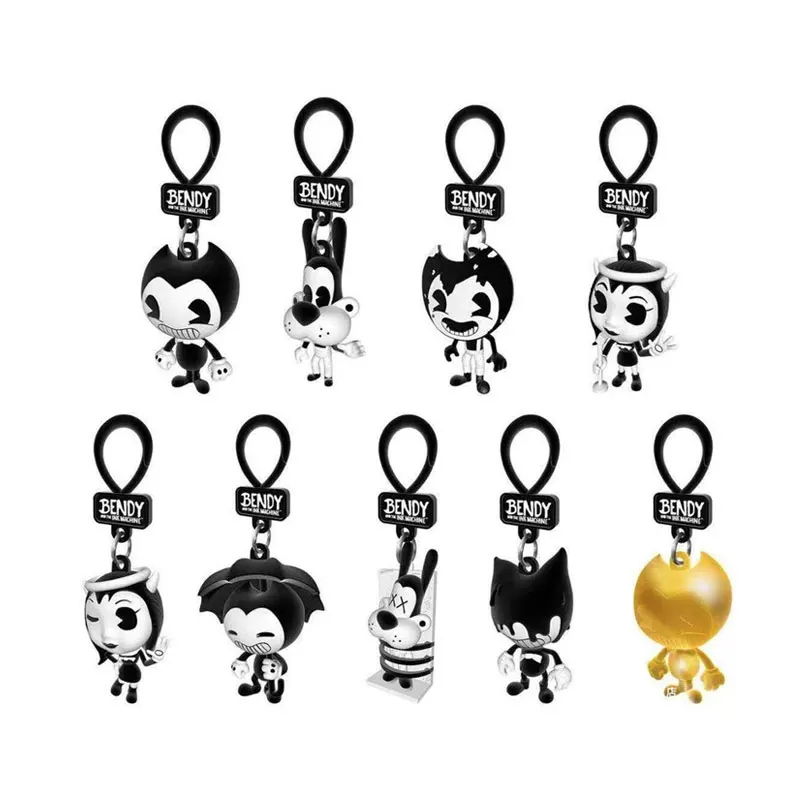 

Game Bendy Ink Machine Blind Bag Toys Thriller Game Character Keychain Pendant Collectible Vinyl Figure Model Toys for Children