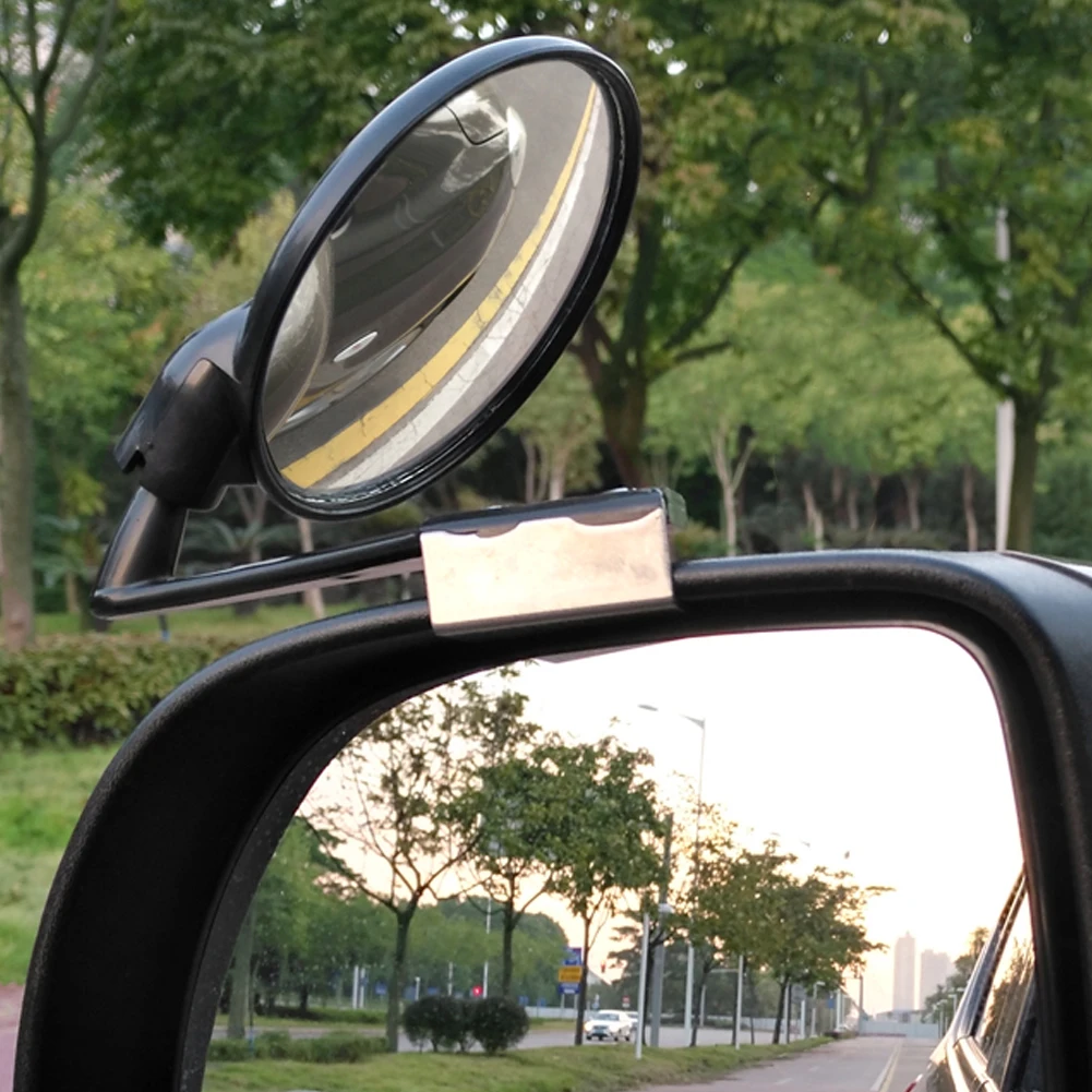 Car Front Wheel Blind Zone Mirror 360 Degree Rotation Wide Angle Blind Spot Mirror Wide Angle Mirror