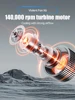 X6 Mini Turbo Jet Fan 53M/S Portable Turbo Fan 140000RPM Jet Turbo Blower Brushless Motor Handheld Duct Fan Cleaning Tool Type-C 5