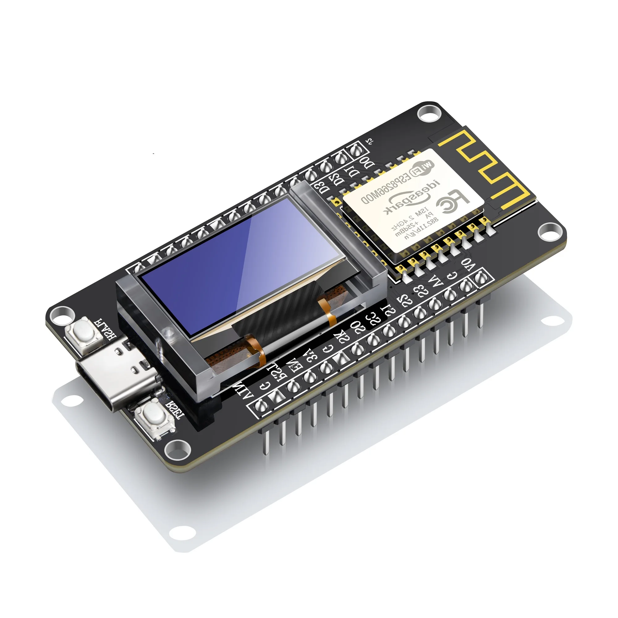รูปสินค้า บอร์ดพัฒนา ESP8266 NodeMCU พร้อมจอ OLED 0.96 นิ้ว