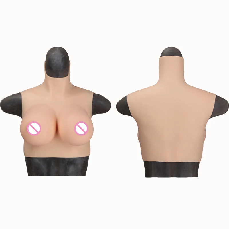 

Silicone Fake Boobs Breastplate A B C D E G Cup Realistic Sexy Big Breasts For Transgender Crossdresser Drag Queen Shemale