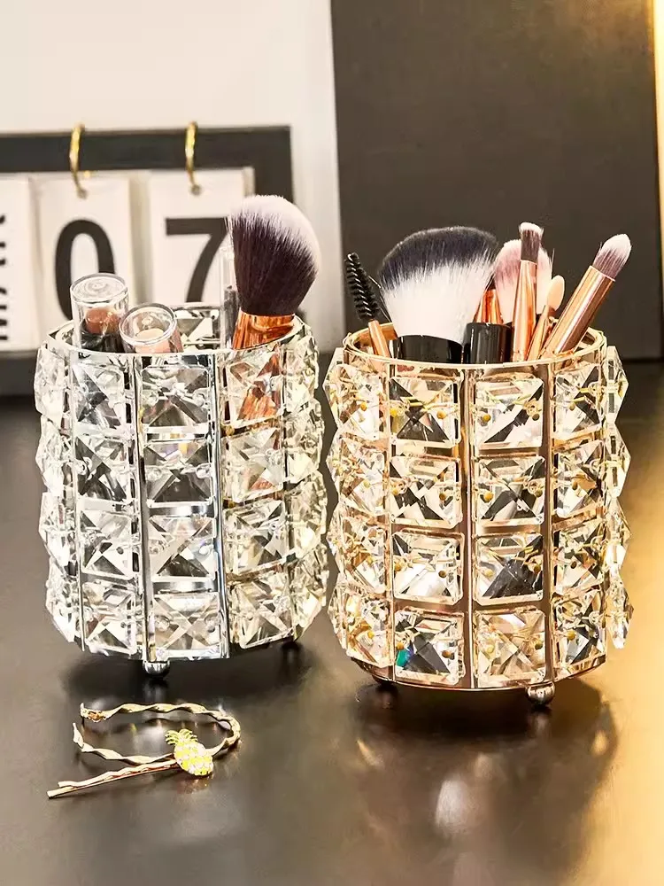 

Acrylic Makeup Brush Organizer Storage Box Display Case for Jewelry Eyebrow Pencil Cosmetics