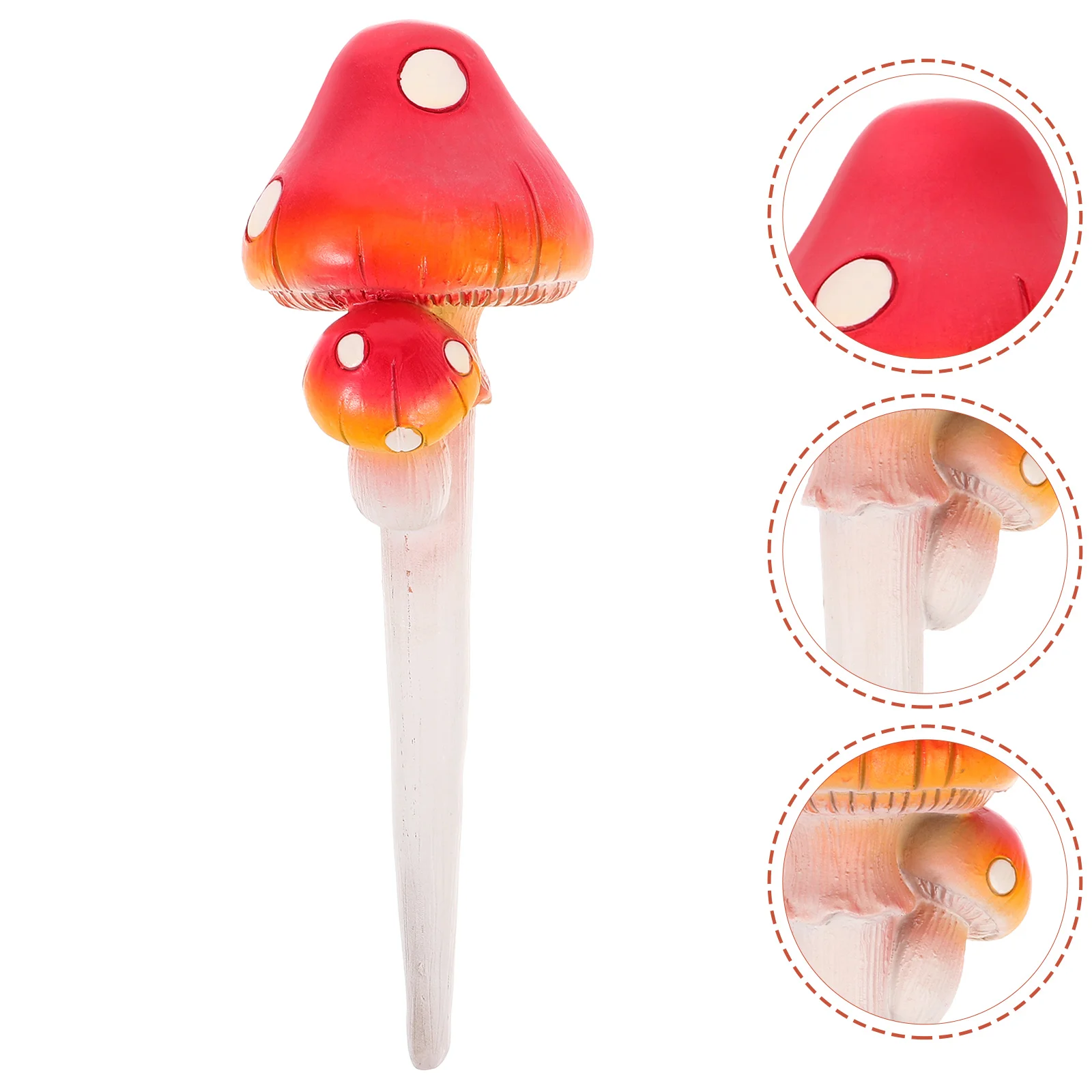 

Mushroom Statue Lawn Mushroom Ornament Mushroom Figurine Garden Decoration