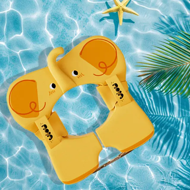Baby Swimming Float Elephant Swim Flotation Ring Flotation Device Buoyancy Ring Ergonomic Portable Pool Toy For Home Outdoor 2