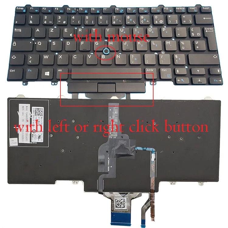 Francês, Laptop de substituição, E5490, E7490, E5470, E5480, E7450, E7470, E7480