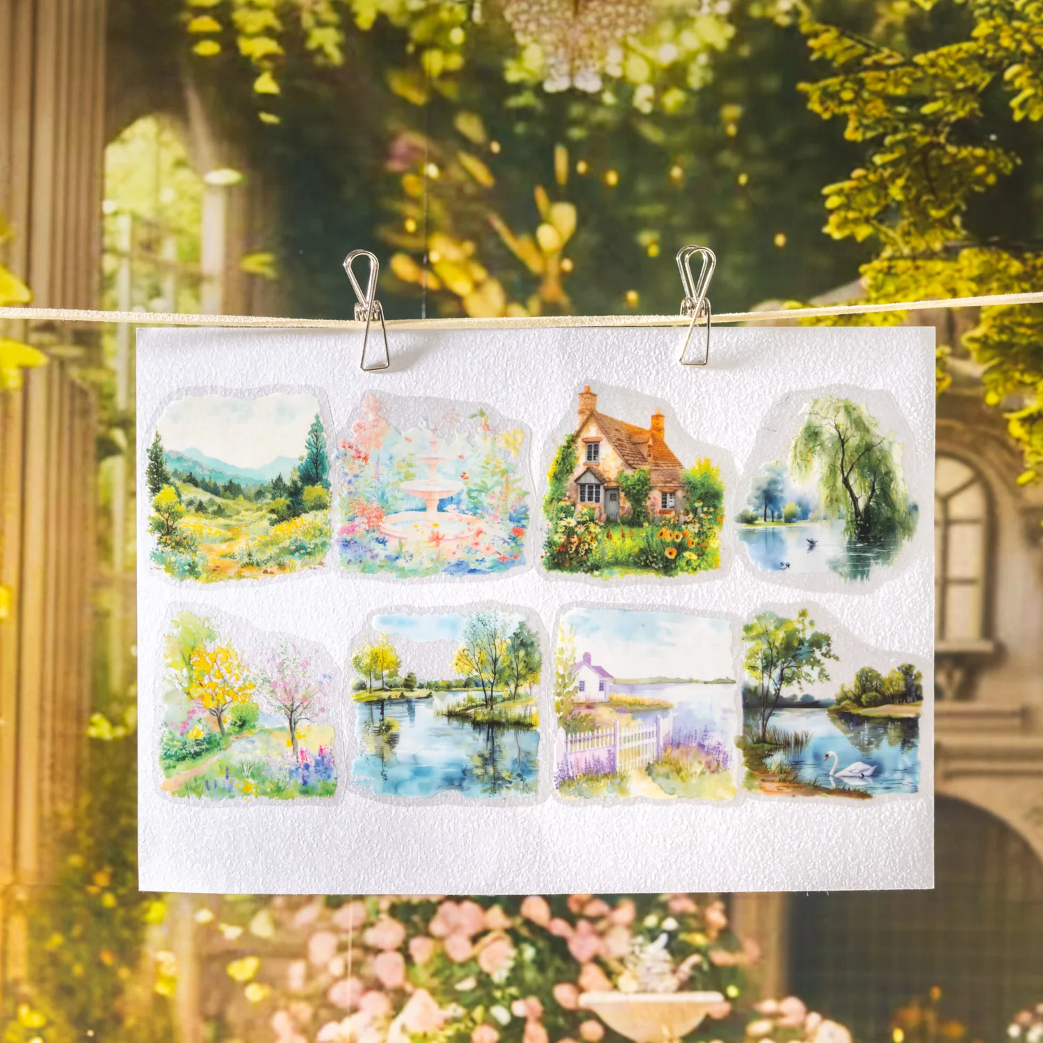 DIY 장식 접착 테이프, 일본 카스가 공원 와시 마스킹 테이프, 문구 스티커, 1 개