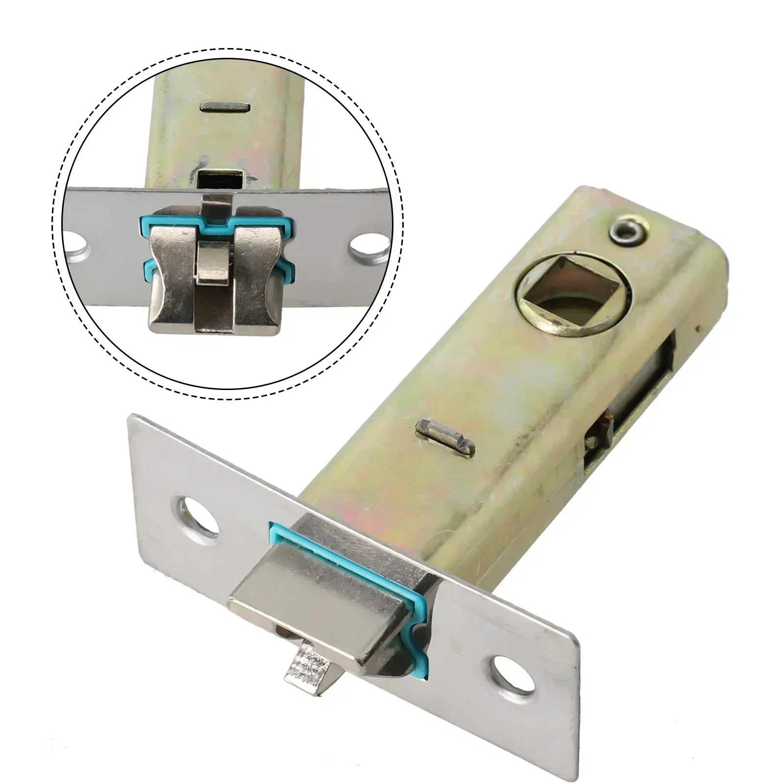 Door Lock Core Lock Tong Tubular Latch Internal Bolt Catch Lock Tongue Lockcase Fitting Bathroom Insert Core Hardware