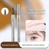 Ultra-fine 2 Point Silver Eyebrow Pen Liquid Wild Eyebrow Tattoo Waterproof 2 Fork Silkworm Brow Pen Easy To Grip Eye Makeup 5