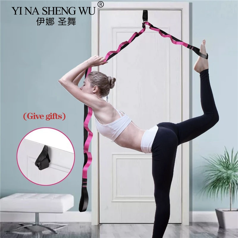 Enhanced Non-Elastic Stretch Strap for Yoga, Pilates, Dance, and Physical Therapy