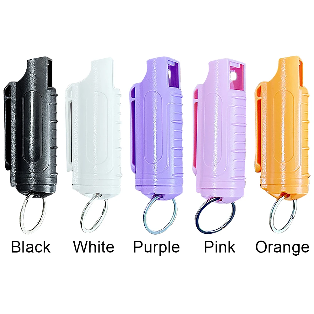 20ml Women Multipurpose Pepper Spray Keychain Self Defense Pepper Spray Portable Defend Tool Pressure-Type Mini Keyrings 5