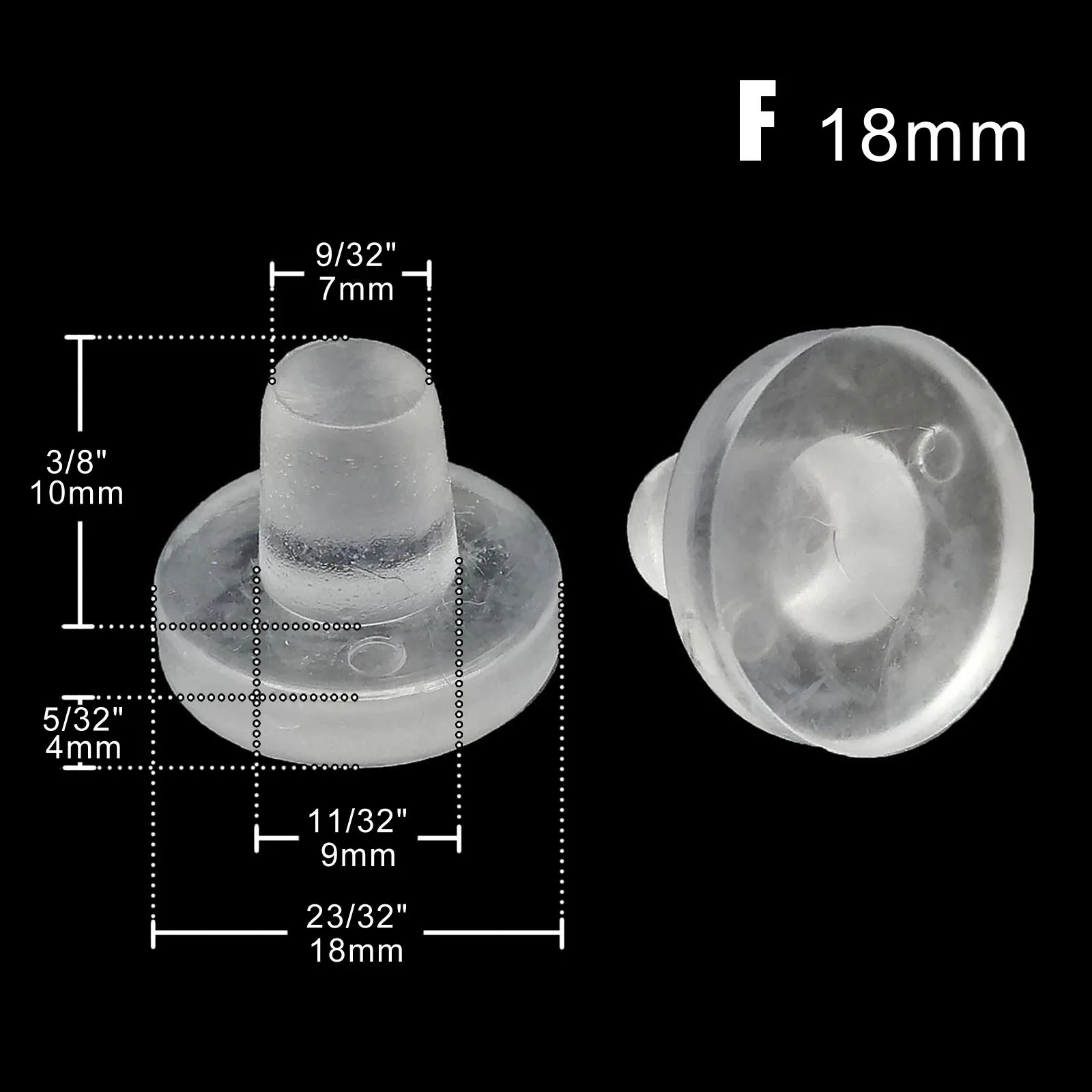 Soft Clear Transparent Rubber Embedded Furniture Table Chair Leg Feet Bottom Glide Slide Pad Floor Protector 24X furniture gliders,furniture foot mats,furniture foot protector,furniture leg pads,furniture foot pads,furniture leg caps,rubber furniture feet pads
