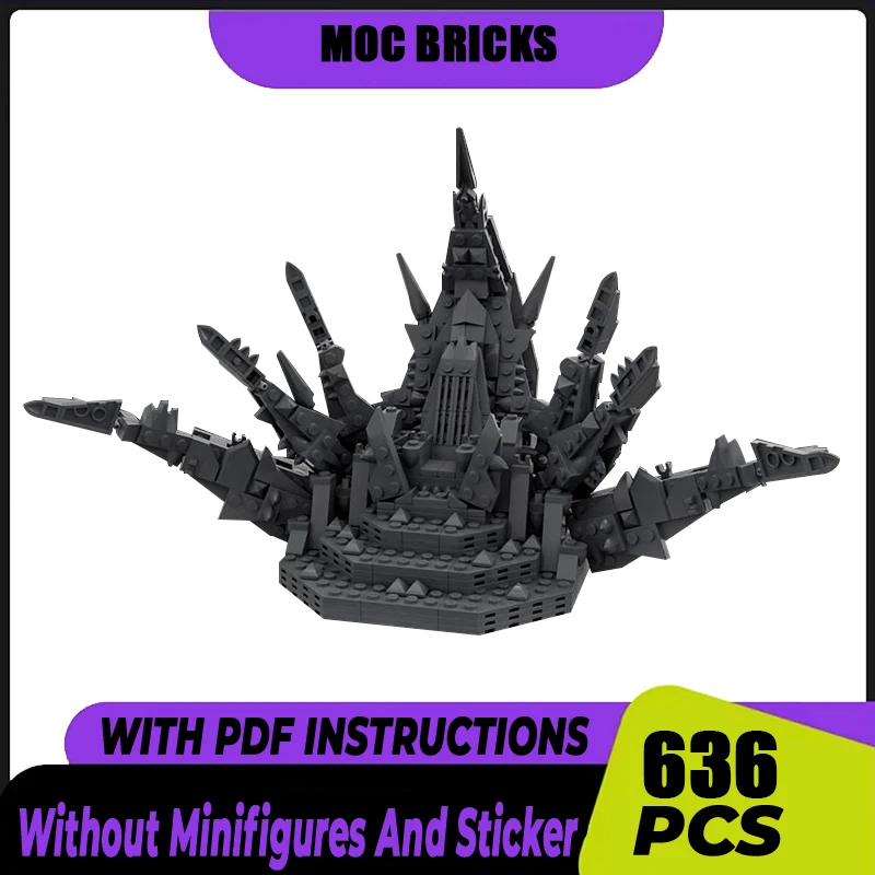 

Star Movie Moc Building Blocks Emperor's Throne Model Technology Famous Scenes Bricks DIY Assembly Construction Toy Holiday Gift