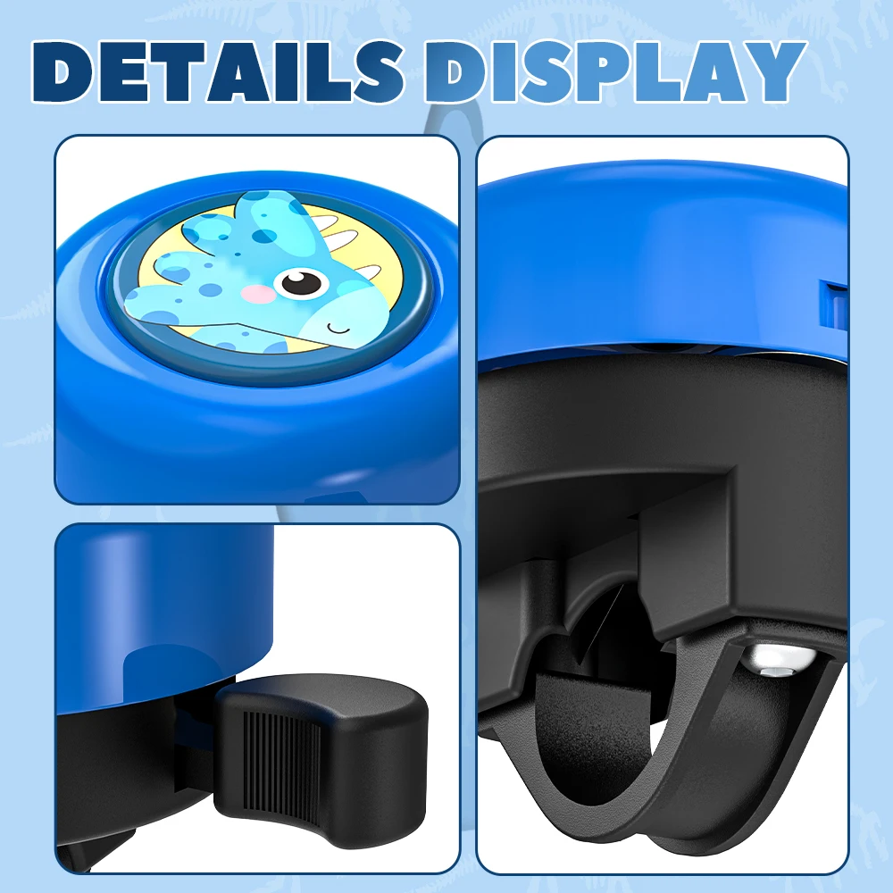 Campanello Per Bici Bambini - A Forma Di Panda, In Silicone, Suono Forte, Per Scooter E Tricicli