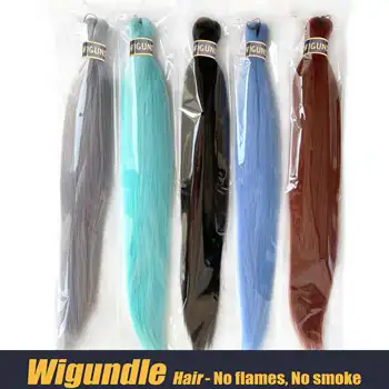 EZ Pre-stretched Braiding Hair Ombre Professional Easy Crochet Braid Hair 26 Inch 90g Hot Water Setting Synthetic Crochet Hair