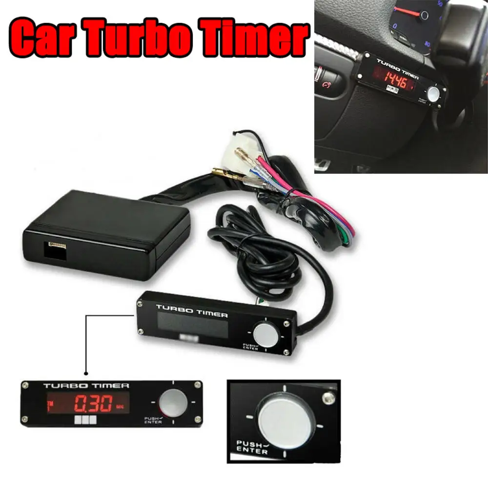 Universal Car Turbo Engine Timer Led Display Digitale 12V Delay Controller Elettronico Turbo Timer Tipo 0 Accessori Per Auto