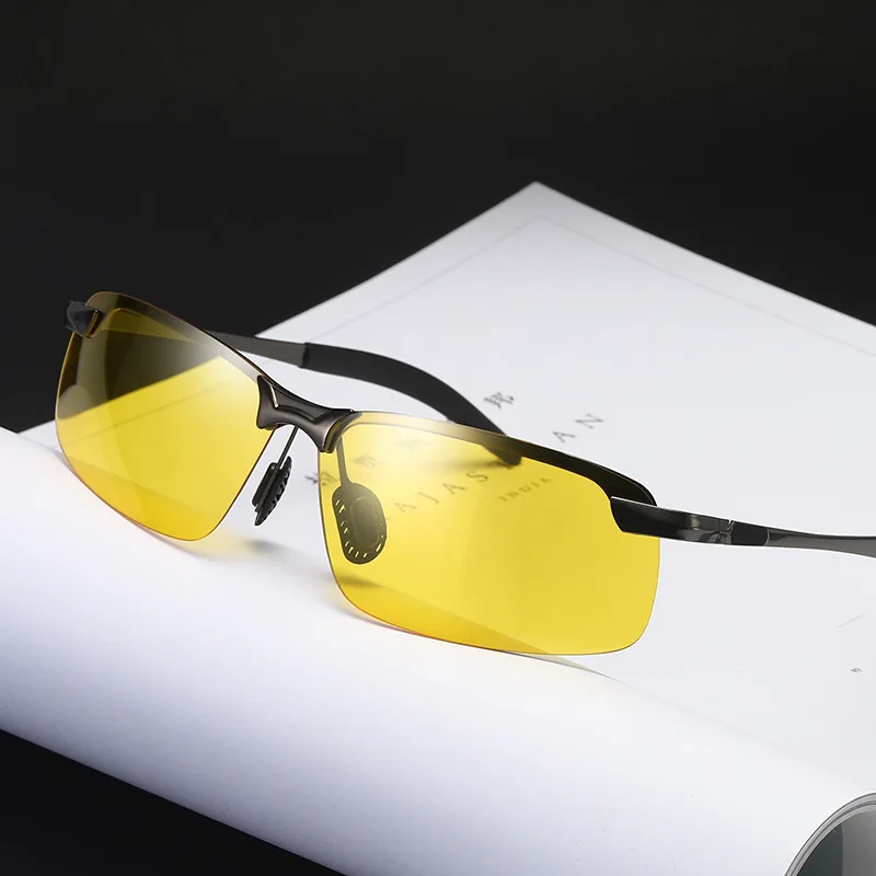 Photochromic Sunglasses Men Polarized Chameleon Glasses Male Change Color Sun Glasses Day Night Vision Driving Eyewear Uv400