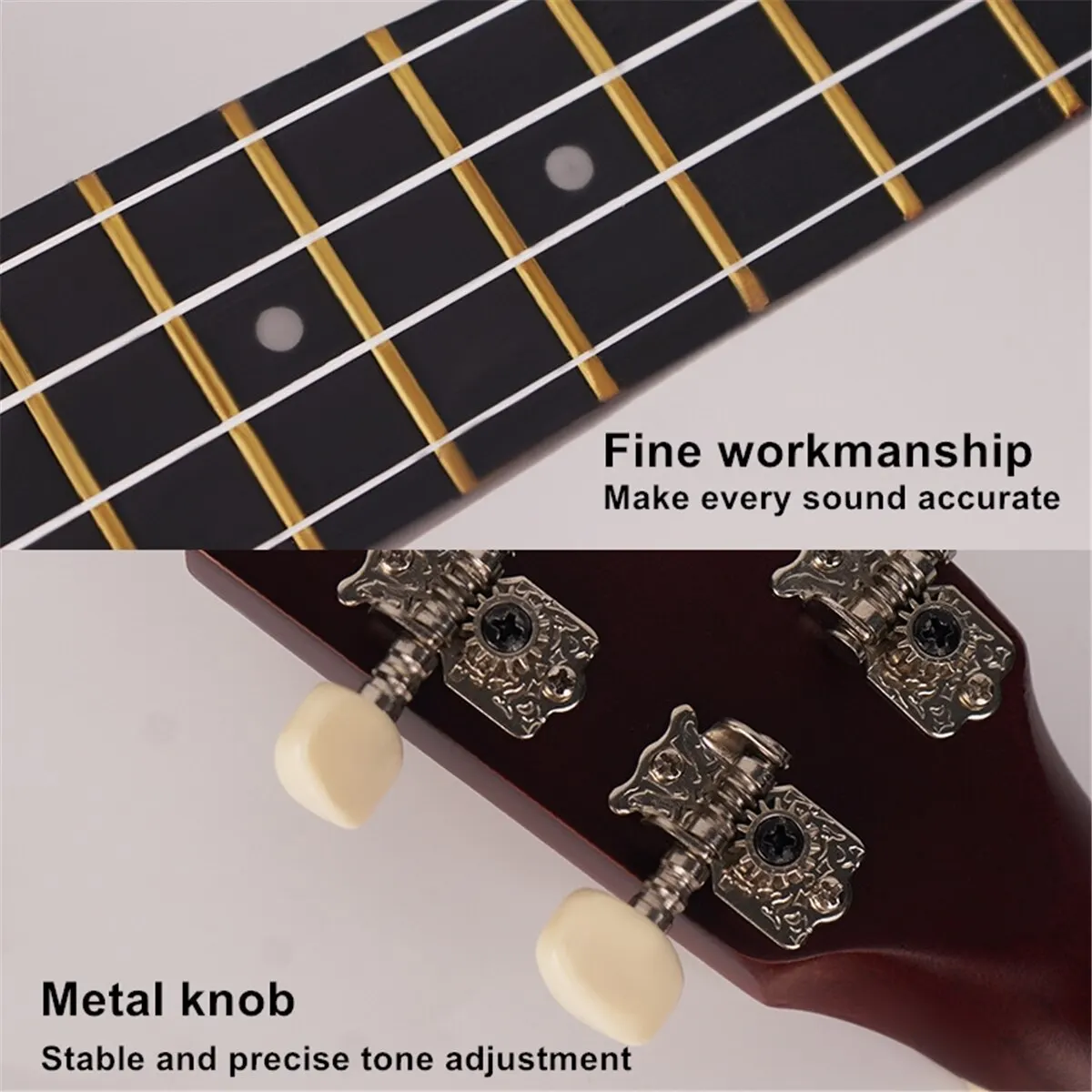 Ukulele Set Miwayer Soprano Ukulele 21 Inch for Beginners with Gig Bag Tuner Capo