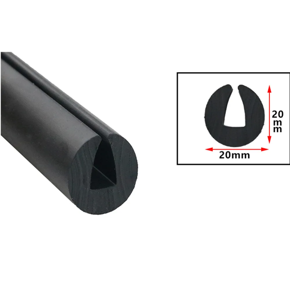 UShaped Strip Protection Glass Edging Shield Rubber Edging Sealing