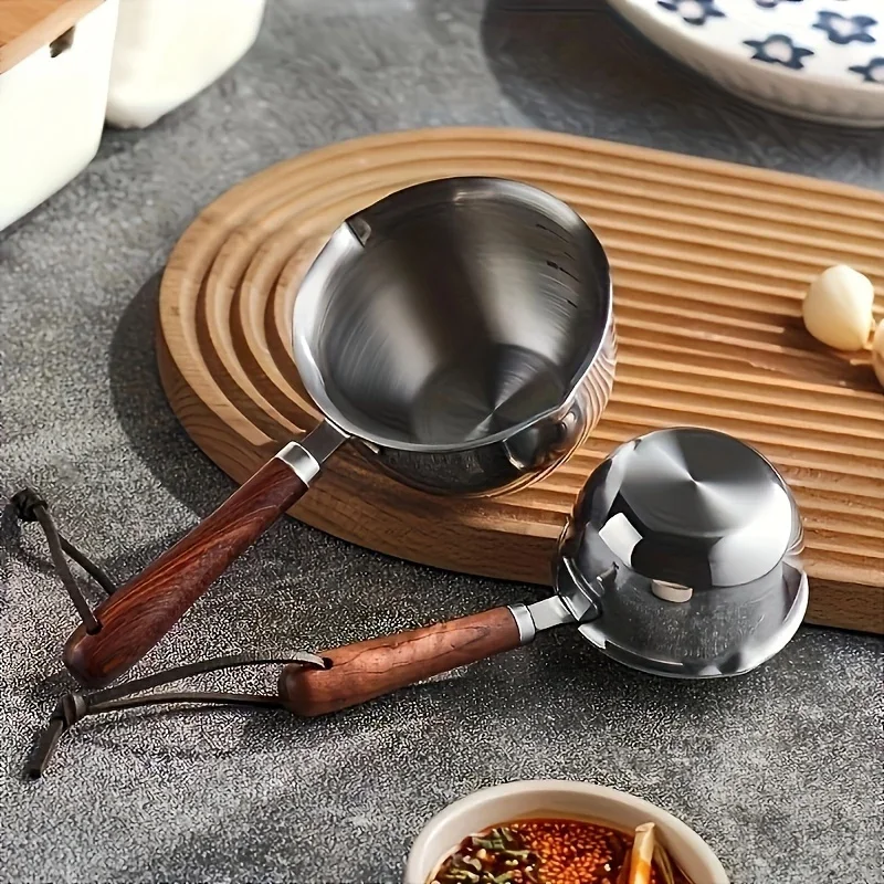 150&300ml 120&200ml Stainless Steel Mini Butter Melting Chocolate Cheese & Omelets Waterproof Kitchen Essential