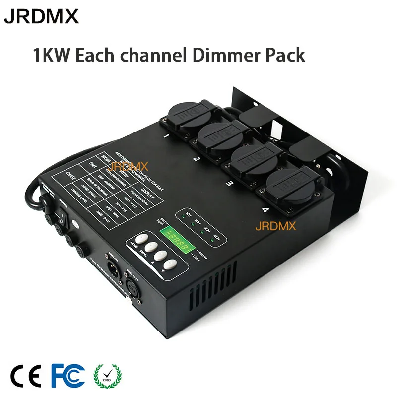 Светильники для сцены, 4-канальный диммер DMX, контроллер затемнения ...