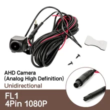  1080P AHD Car Rear View Camera with 4/5pin for Car DVR Car Mirror Dashcam Waterproof 2.5mm Jack Rear Camera Camera Not Universal 