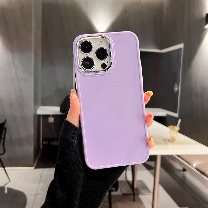 Coque de téléphone en silicone souple pour iPhone 11 12 13 14 15 Pro Plus X Xs Max XR antichoc_voghion.com