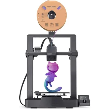 HOME.3D Printer, 250mm/s Printing Speed FDM 3D Printers with CR Touch Auto Leveling, Sprite Direct Extruder Auto-Load Filament D 1