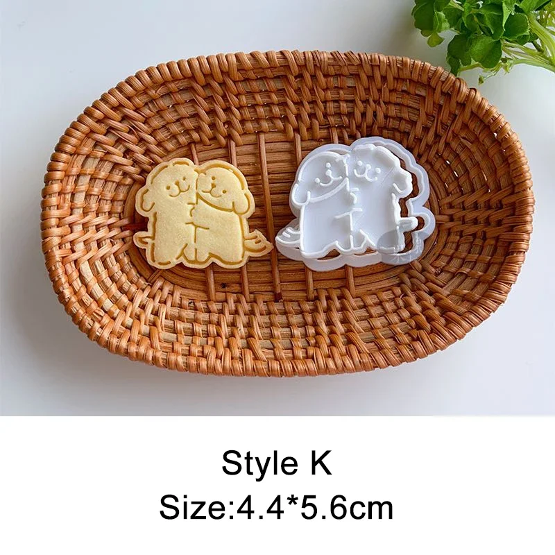Adorable Bear Fondant Cake Mold and Cookie Cutters for Kids' Baking and Decorating