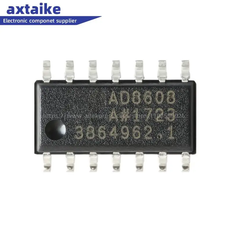 

SMD AD8608ARZ AD8608ARZ-REEL7 SOIC-14 Precision CMOS Rail-to-Rail Operational Amplifier Chip
