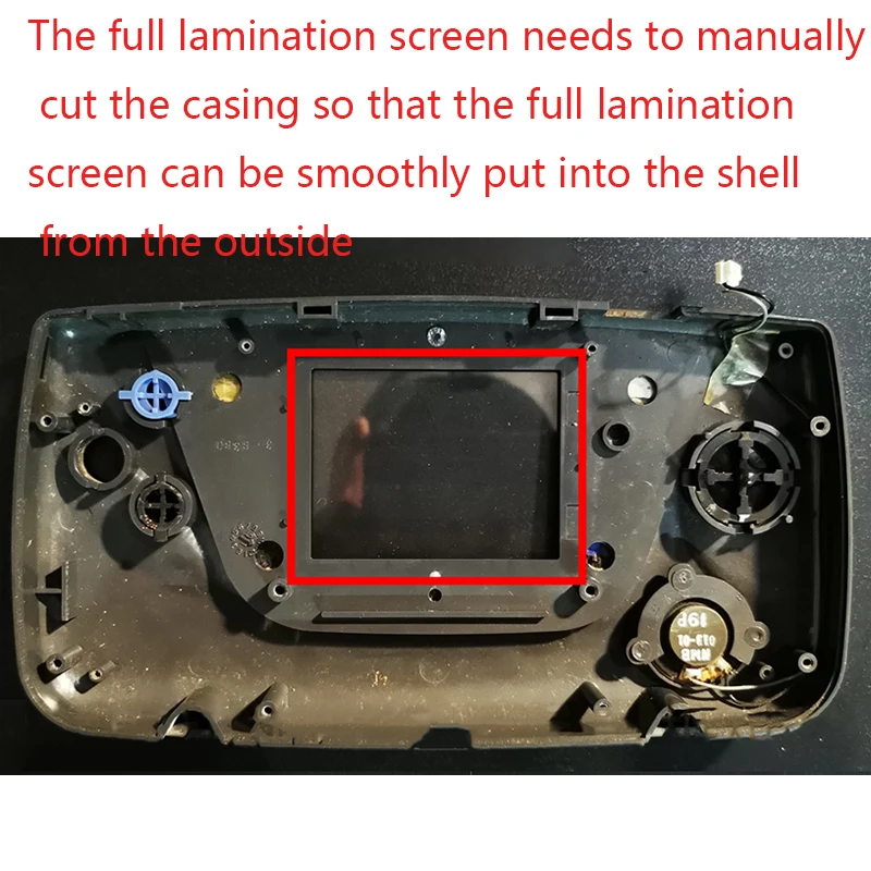 セガゲームギア用液晶画面,v4.1,フルディスプレイ,vga,mod,スイープ 