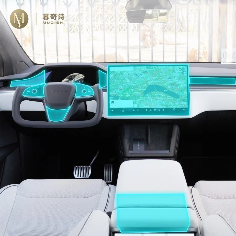 

Прозрачная защитная пленка из ТПУ для Tesla Model X 2023, с защитой от царапин