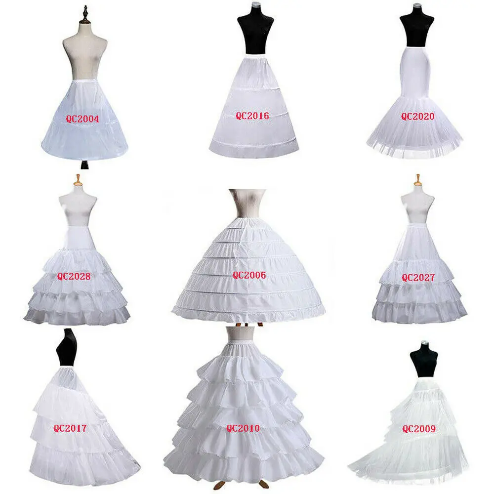 Wedding Petticoat Crinoline Slip Underskirt Bridal Dress Hoop Vintage