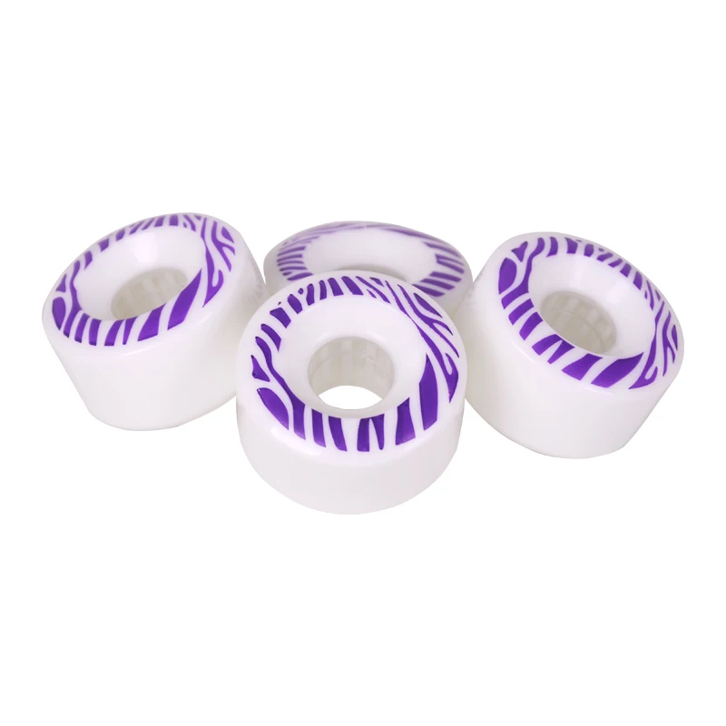 55*32mm 스케이트보드 휠 80A HR65% 리바운드 올라운드 크루저 트릭 휠 (더블 킥 스케이트보드용) 휠 액세서리