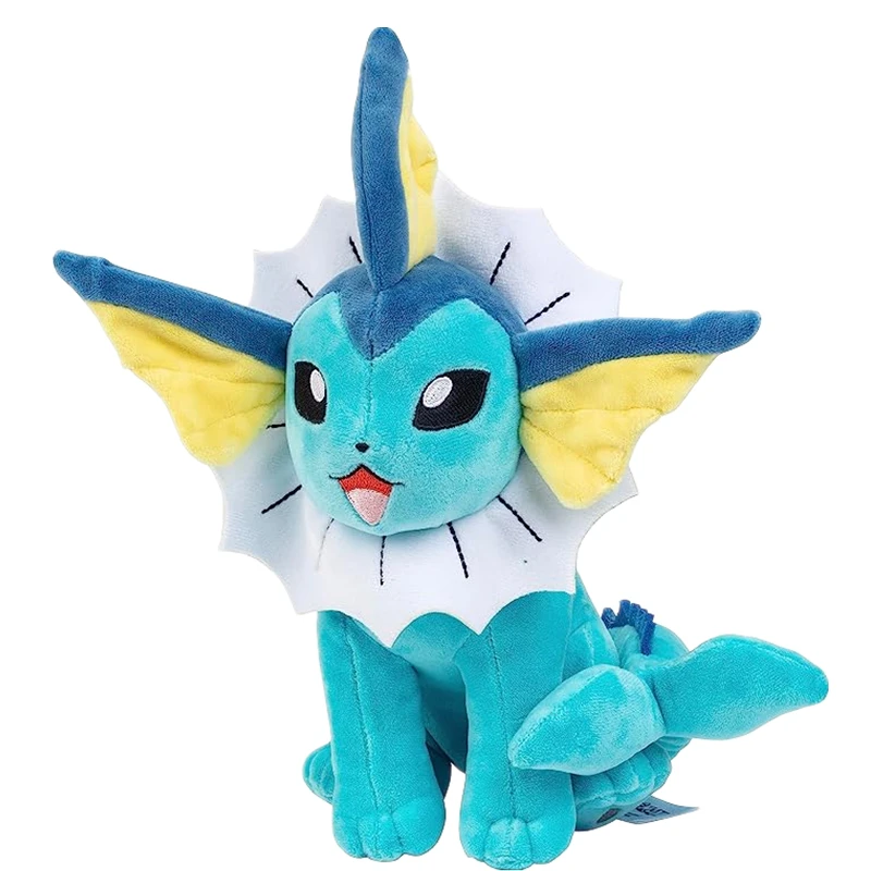 Cute TAKARA TOMY Pokemon Vaporeon peluche bambola peluche Kawaii regalo di natale per bambini bambini 26cm