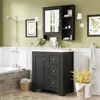 30 Inch Bathroom Vanity with Sink, Modern Elegant Bathroom Storage Cabinet with 3 Drawers and Adjustable Shelves 3