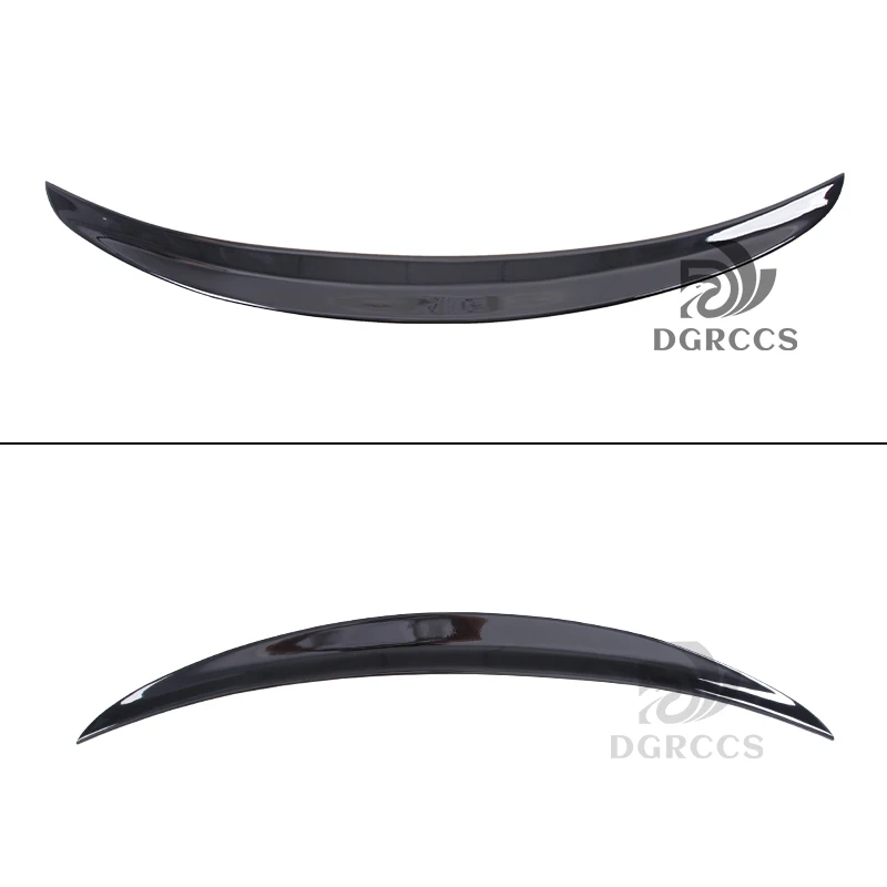 For AUDI A5 S5 RS5 B9 Coupe 2Door HK Style Carbon fiber Rear Spoiler Trunk wing 2017-2025 Carbon fiber Glossy black