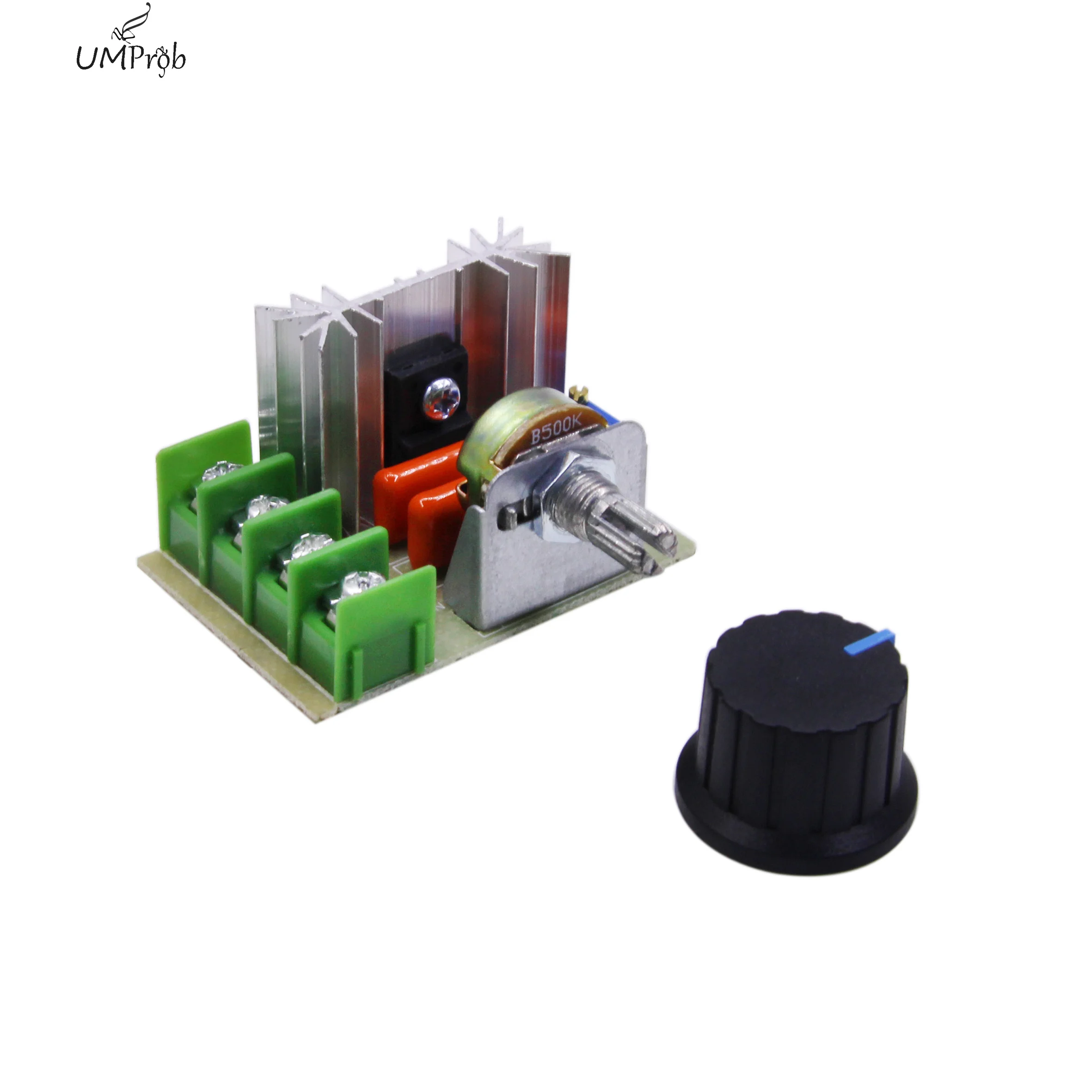 KLVN Regolatore Di Tensione 220V 2000W: Dimmer SCR Per Luci, Motori E Termostato - Modulo Elettronico 48x60mm - 4