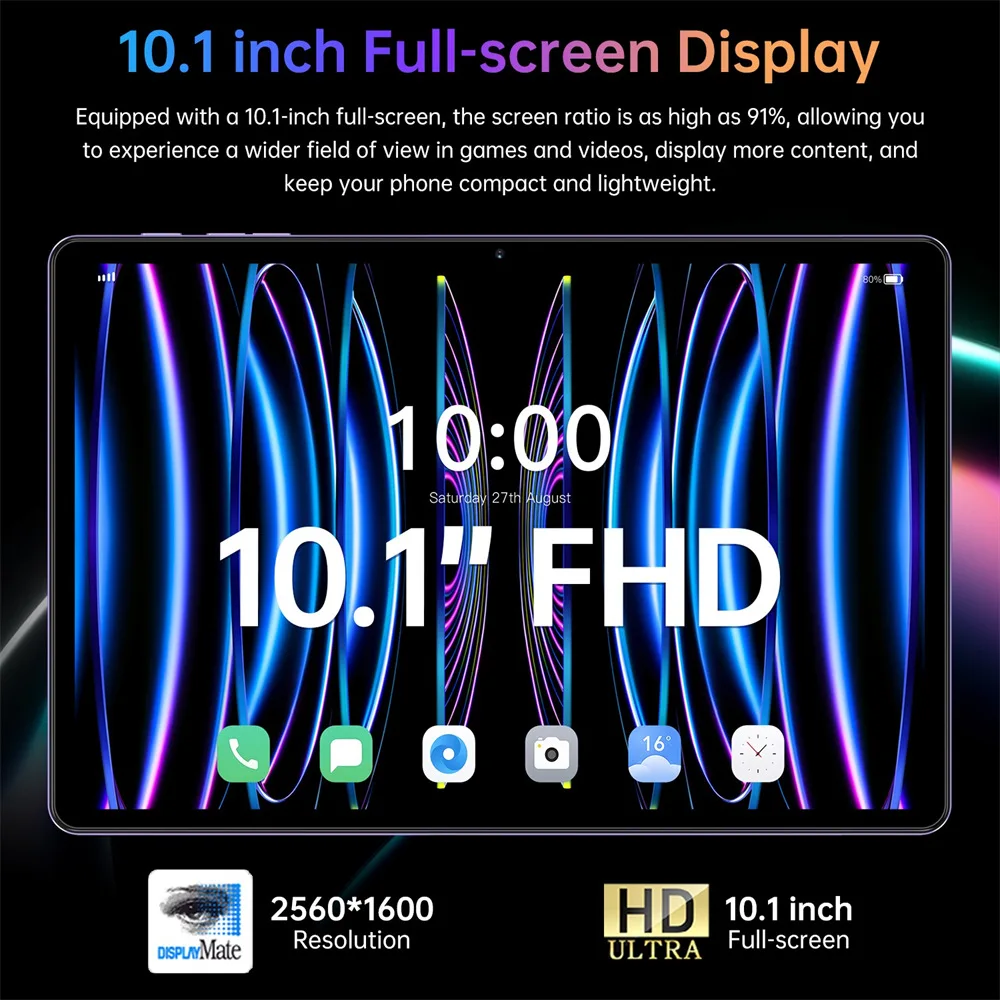 Pad 7S Pro Tablet Tab Original 10.1" Android 15 Global Version 22GB+2TB Tablet PC 5G Dual SIM WIFI HD Kids Tablets With keyboard 9 Sb5123ae2d7d94f0d85e0f6f793d15539M