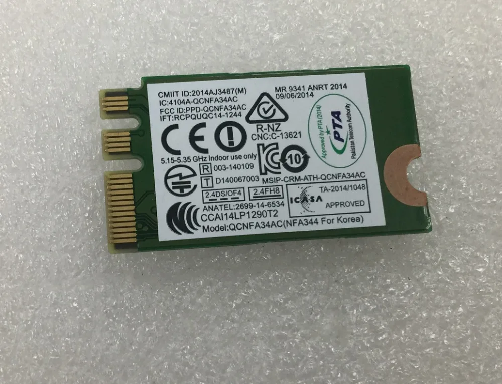 Nuovo Per Atheros Qcnfa34Ac 802.11Ac Wifi Bluetooth 4.0 Ngff Scheda Per Lenovo E460 E560 B70-80 Yoga3 14 Fru 00Jt471 00Jt470