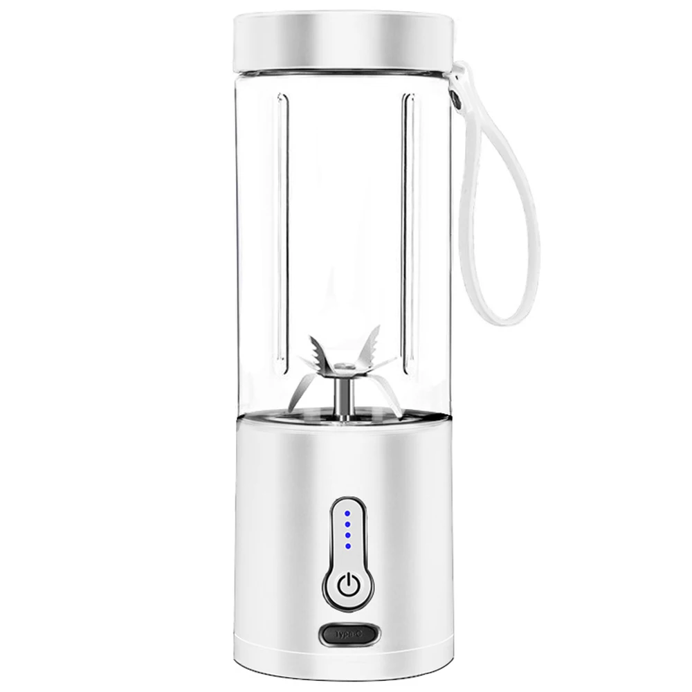 Portable Blender, Type-C Rechargeable Travel Juicer Cup Electric